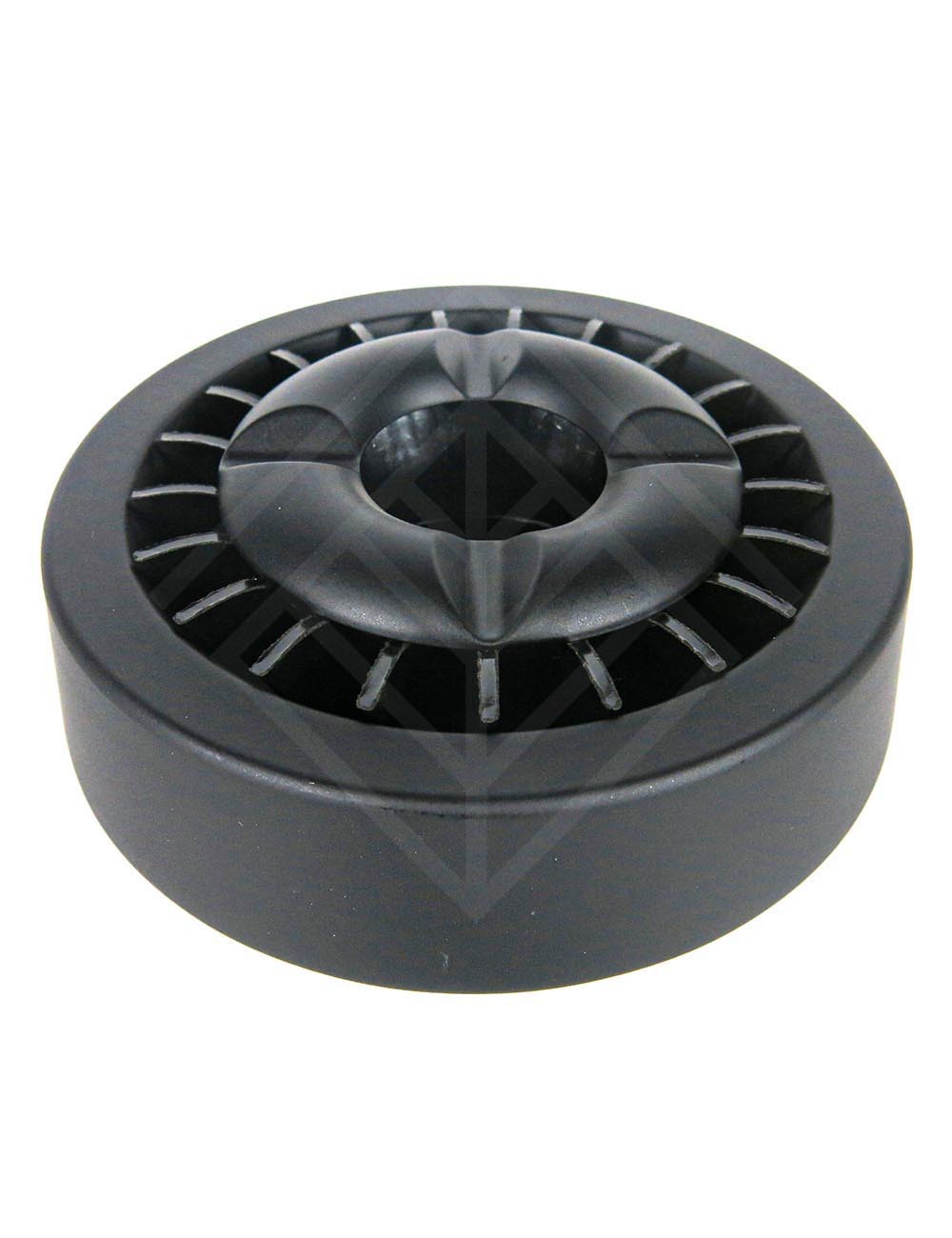 Scrumiera black with black matt insert 13cm